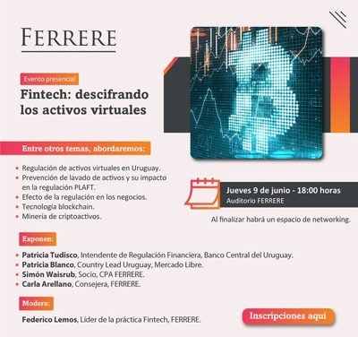 Evento de Ferrere, Fintech: descifrando los activos virtuales