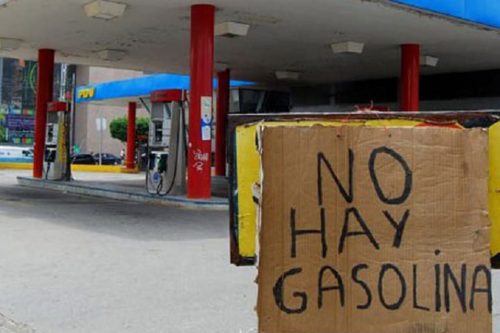 No hay Gasolina Venezuela