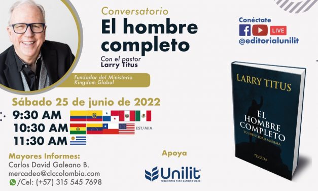 Larry Titus  en conversatorio del libro Hombre Completo