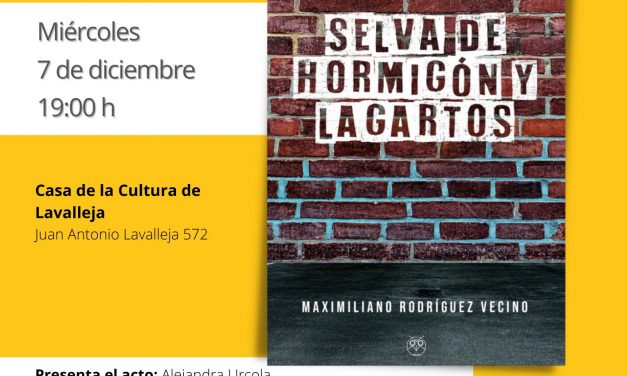 Presentación libro: “Selva de hormigón y lagartos”