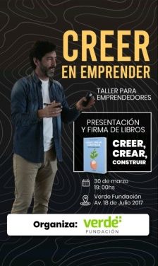 Fundación Verde: Marcelo Da Costa Porto presenta su libro «Creer, Crear, Construir: Liderá tu propio camino»