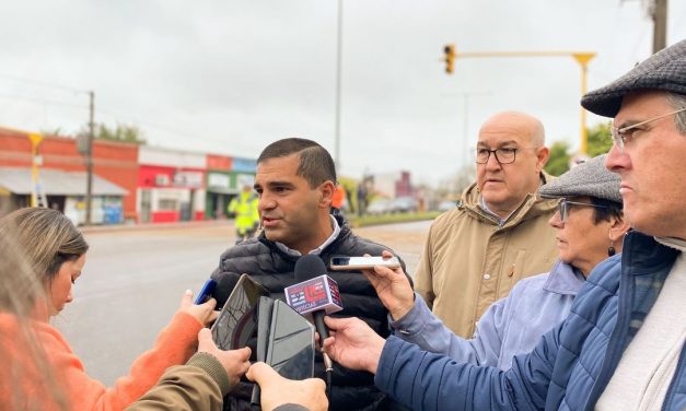 Intendente Yurramendi agradeció a quienes trabajaron luego del temporal