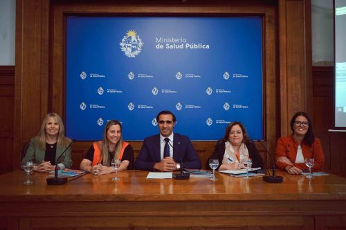 Sandra Marcos, Cecilia Sena, José Luis Satdjian, Adriana Alfonso y Victoria Lafluf