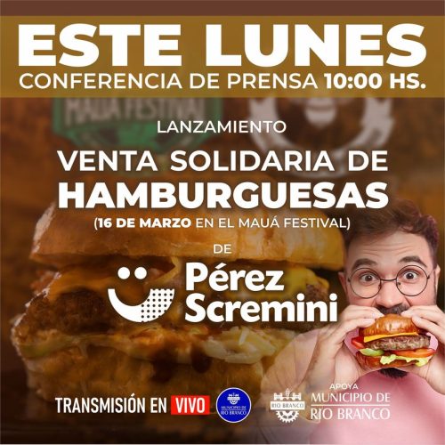 Venta solidaria Hamburguesas