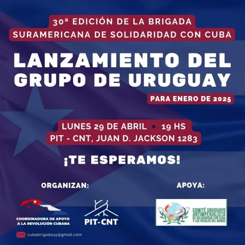 lanzamiento grupo uruguay cuba