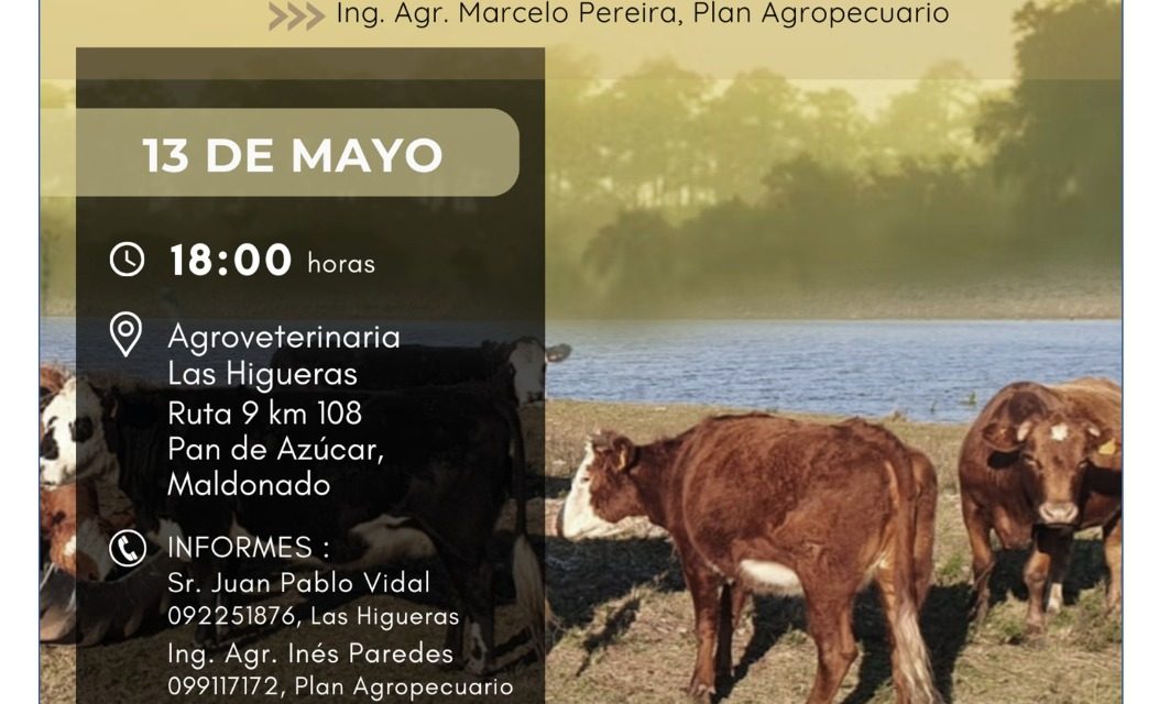 Jornada abordará Cambio climático y el campo, y Gestión del Pasto