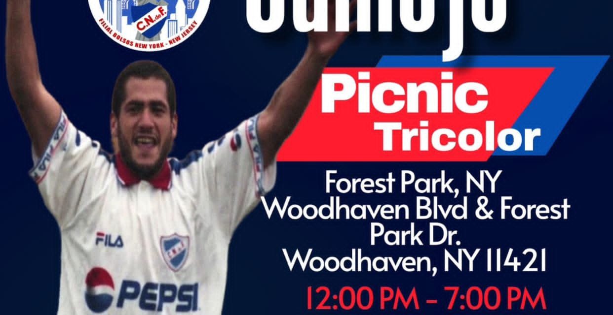 Picnic tricolor en Nueva York por los 125 años del Club Nacional de Football