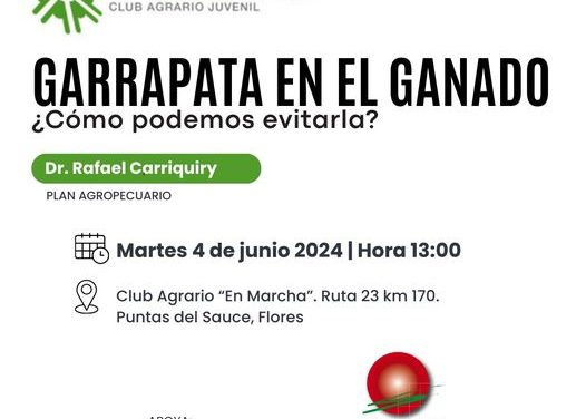 Jornada «Garrapata en el ganado»