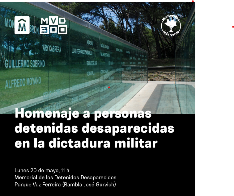 IM: Homenaje a personas detenidas desaparecidas en la dictadura militar