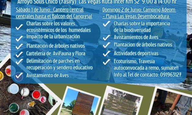 Fin de semana con actividades en el Arroyo Solís Chico