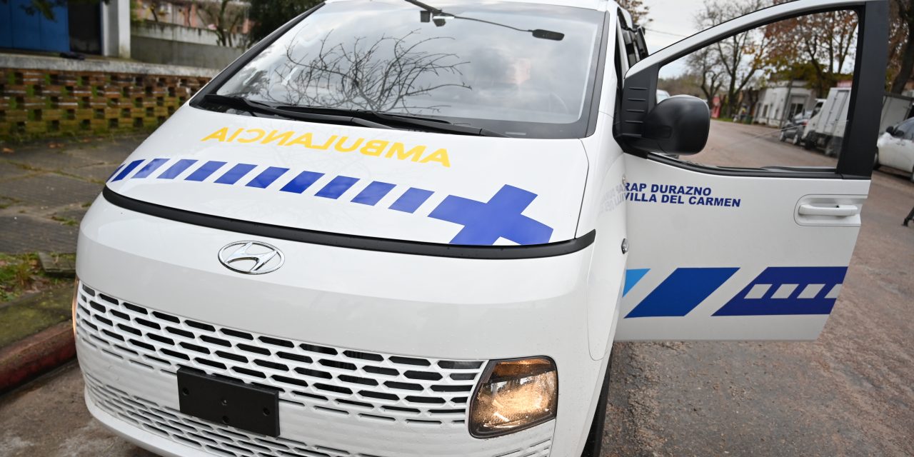 ASSE entregó una ambulancia 0 km de traslado común en la Policlínica de Ciudad del Carmen