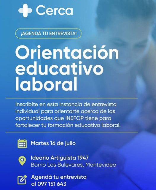 Talleres de “Orientación educativo laboral”: ¿dónde y cuándo serán?