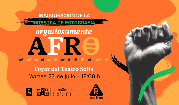 Municipio B junto al Teatro Solís invitan a la inauguración de la muestra fotográfica de la campaña #MiBarrioAntirracista