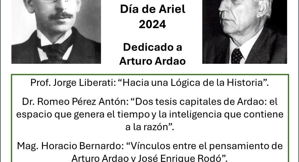 Sociedad Rodoniana celebra el Día de Ariel dedicado a Arturo Ardao