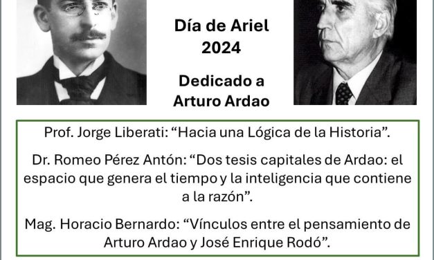 Sociedad Rodoniana celebra el Día de Ariel dedicado a Arturo Ardao