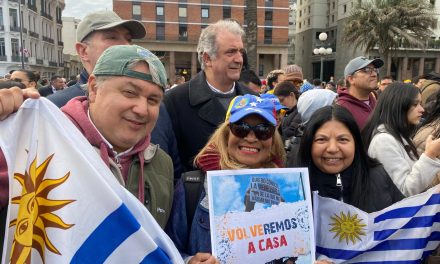 Marcha en Montevideo: La diputada Elsa Capillera respaldó a venezolanos en busca de libertad