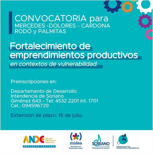 Programa dirigido a emprendedores en situación de vulnerabilidad: inscripción vence este lunes 15