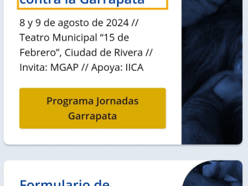 Jornadas de Actualización sobre el Control y Acción contra la Garrapata