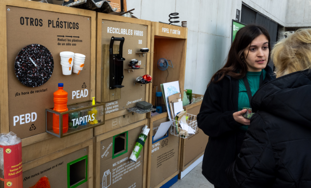 Ecocentro Prado: ¿cuánto material reciclable o en desuso recibió en su primer año de trabajo?