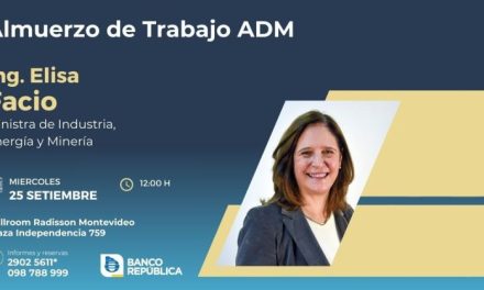 Ministra Elisa Facio (MIEM) en ADM