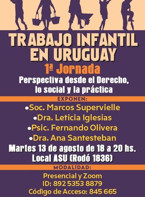 1° Jornada sobre Trabajo infantil en Uruguay