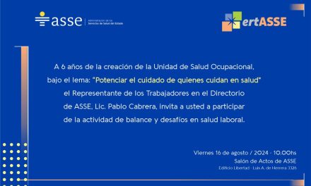 ASSE: Actividad de balance y desafíos en Salud Laboral