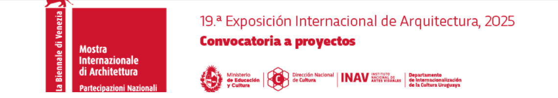 Convocatoria a proyectos para representar a Uruguay en la 19° Exposición Internacional de Arquitectura de Venecia