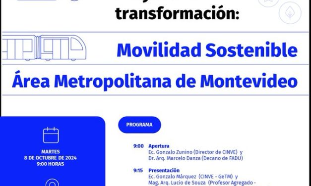 GeTM de Cinve presentará las propuestas de transformación para el transporte público para el Área Metropolitana de Montevideo