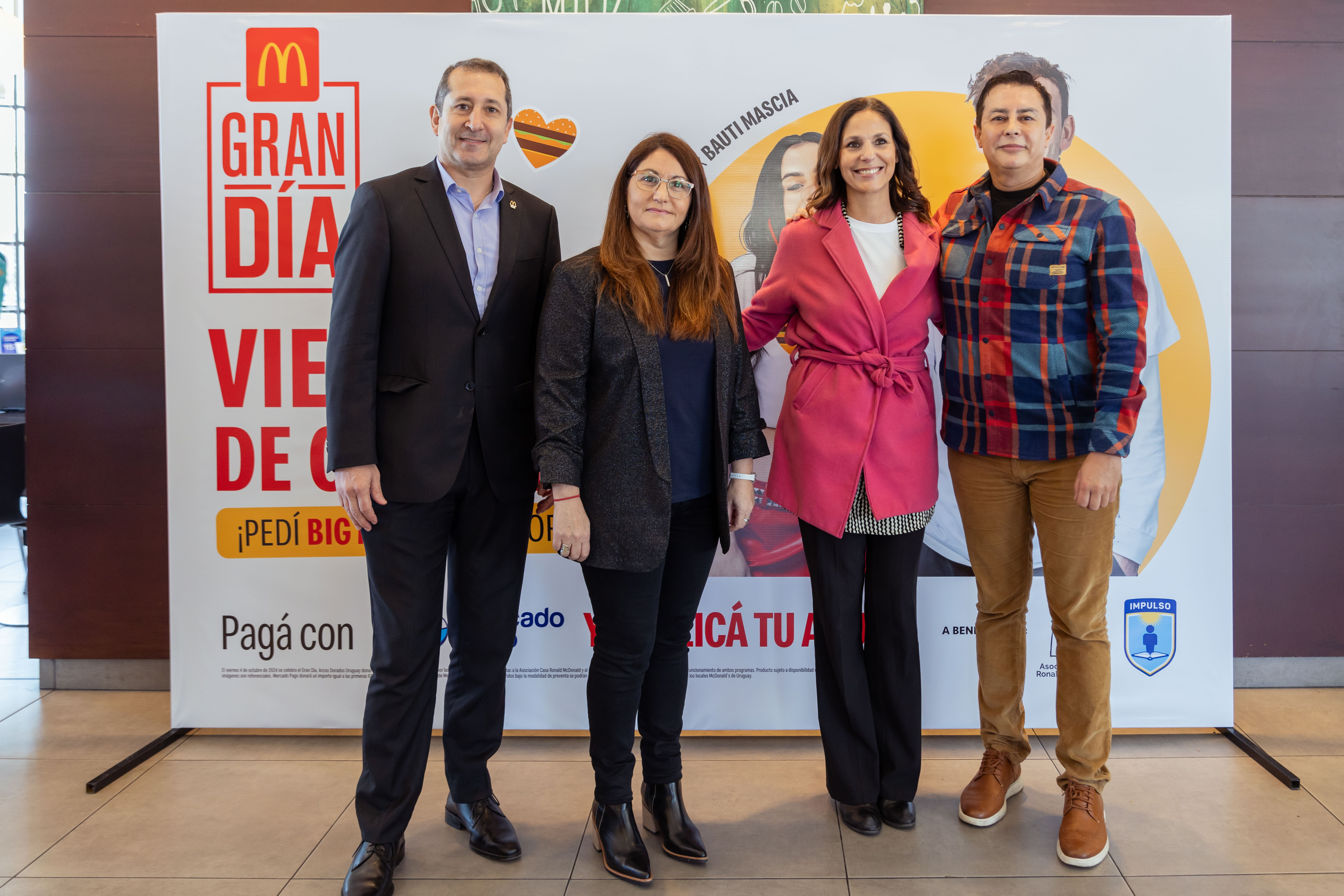 Pablo Díaz, Karina Montiel, Paula Espasandín y Fabrizio Patritti