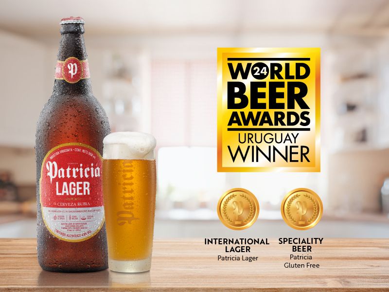 Cerveza Patricia recibió dos medallas de oro en los World Beer Awards