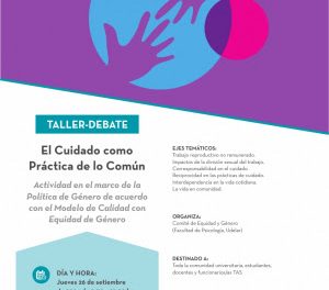 Psicología: El Cuidado como Práctica de lo Común