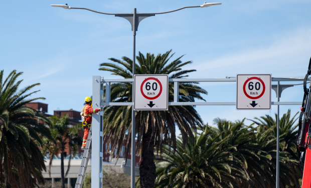 Adecuan las velocidades máximas en el tramo desde Sarandí hasta las canteras del Parque Rodó