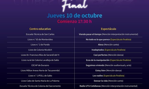 Final de Clubes de Arte en Montevideo