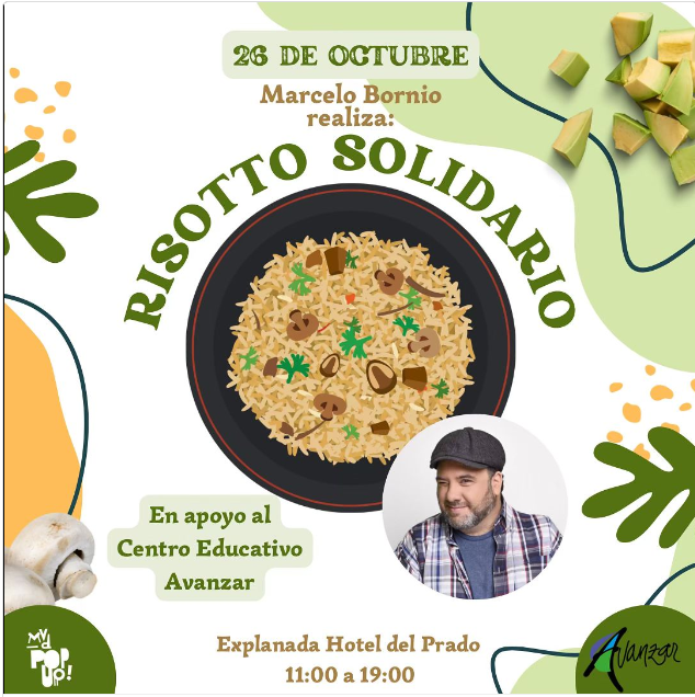 Risotto solidario a beneficio del Centro Educativo Avanzar