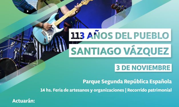 Celebración por aniversario del Pueblo Santiago Vázquez