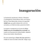 Exposición de fotografías de obras de Adolf Loos