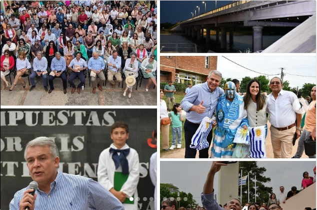 Inauguración de luces en Puente de La Charqueada y nominación de dicho puente Eustaquio Sosa