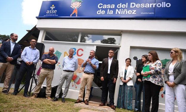 ASSE inauguró en Maldonado la 13ª Casa del Desarrollo de la Niñez