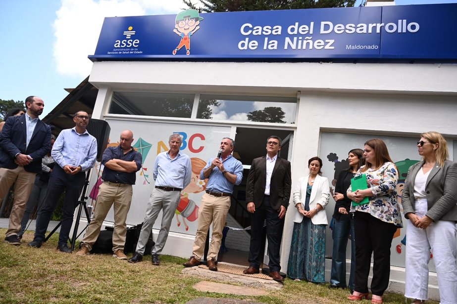 ASSE inauguró en Maldonado la 13ª Casa del Desarrollo de la Niñez