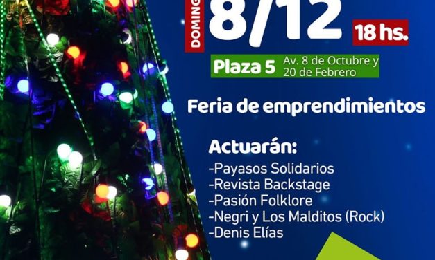 Encendido de su árbol de navidad en Municipio F