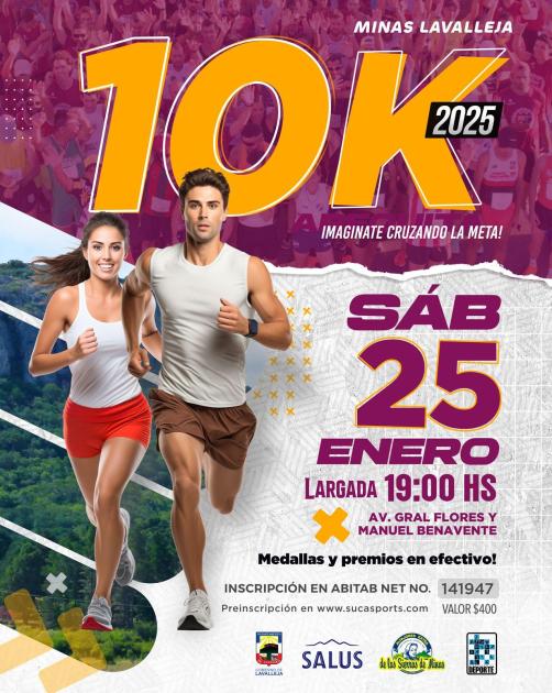 Se viene la 10K de Minas, Lavalleja